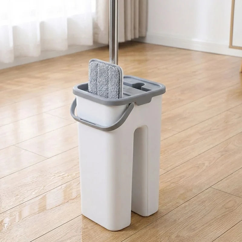 Flat Mop 360° Lava e Seca Com Balde