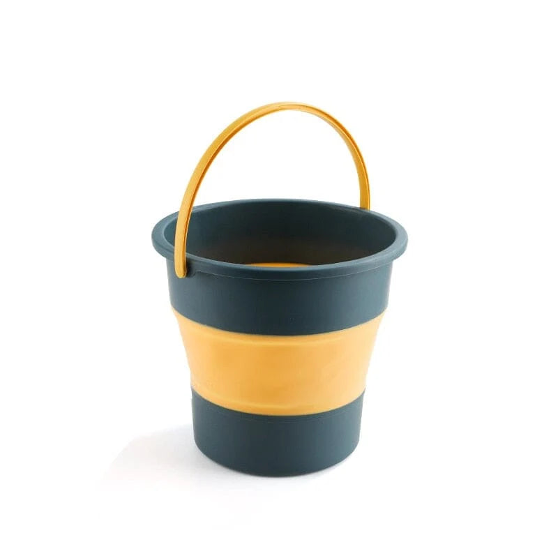 Balde de Silicone 10L Para Limpeza Retrátil Dobrável | FlexiBucket™