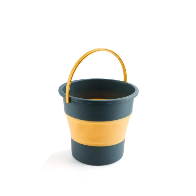 Balde de Silicone 10L Para Limpeza Retrátil Dobrável | FlexiBucket™