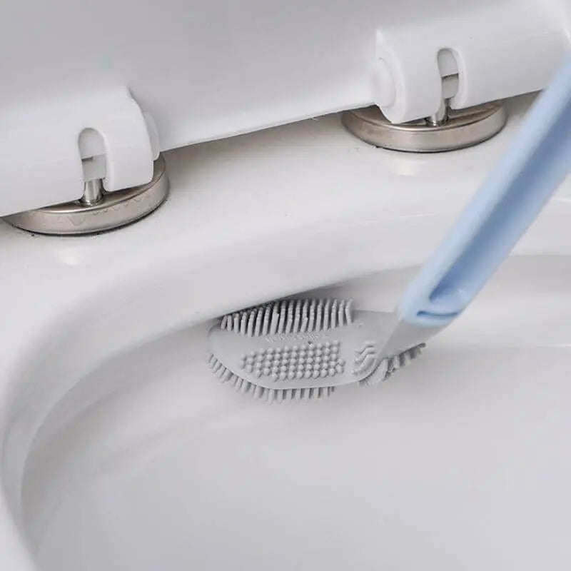 Escova Antibacteriana de Banheiro de Silicone