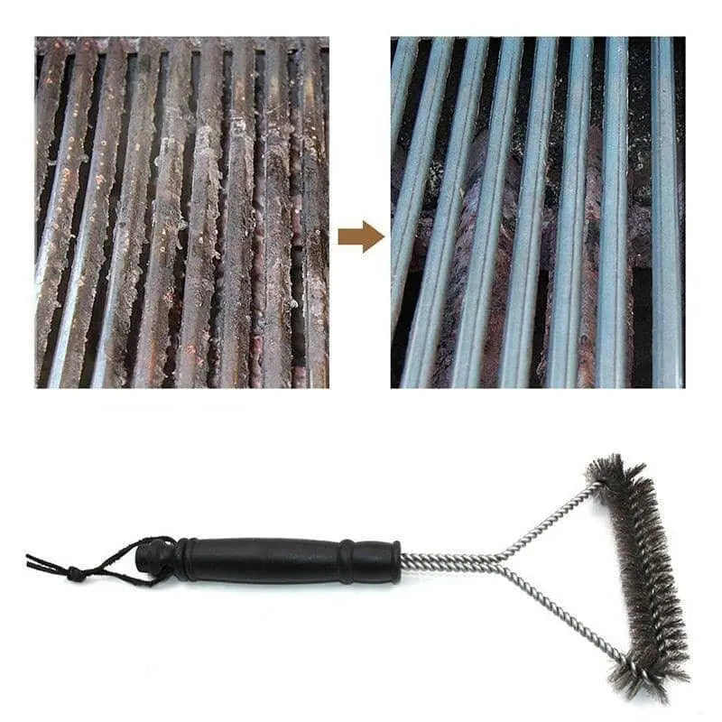 Escova para Limpeza de Grelha Resistente para Churrasqueiras