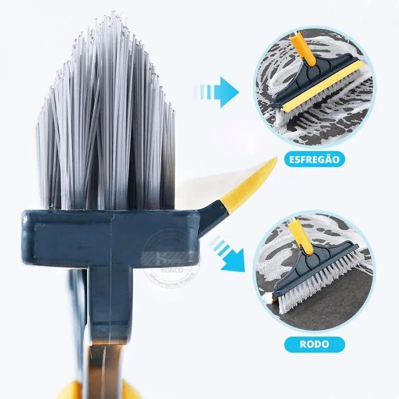 MaxClean© (Vassoura 2 em 1) - O Melhor Aliado Para Limpeza!